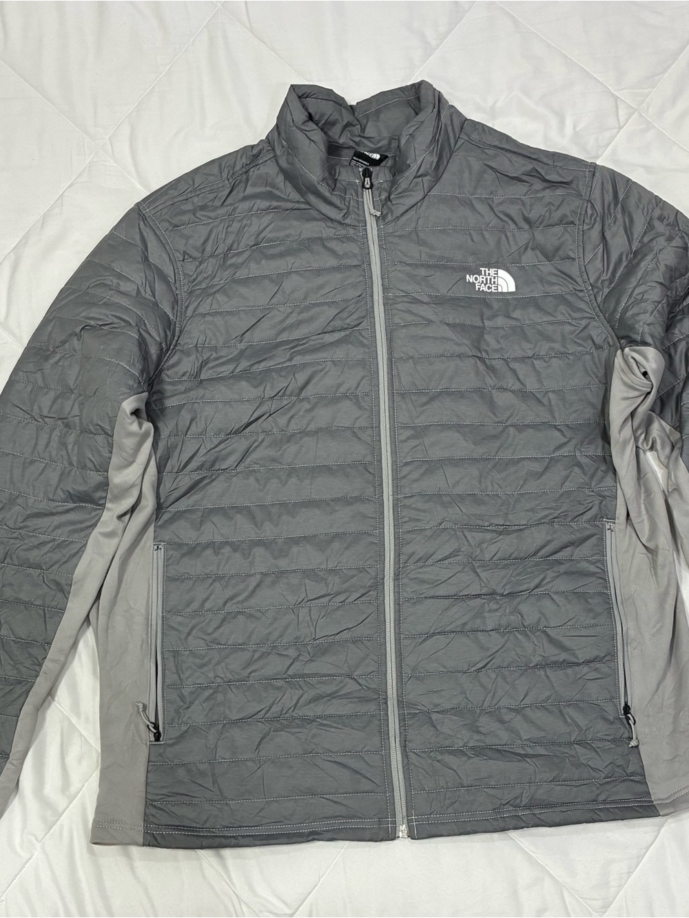 The North Face Men’s Gray Quilted Insulated Puffer Jacket
